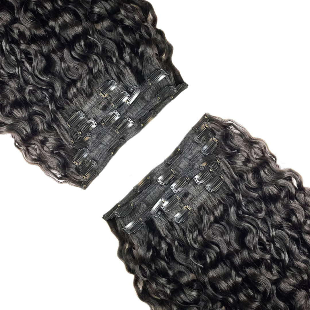 Raw Vietnamese Burmese Curly Clip-Ins