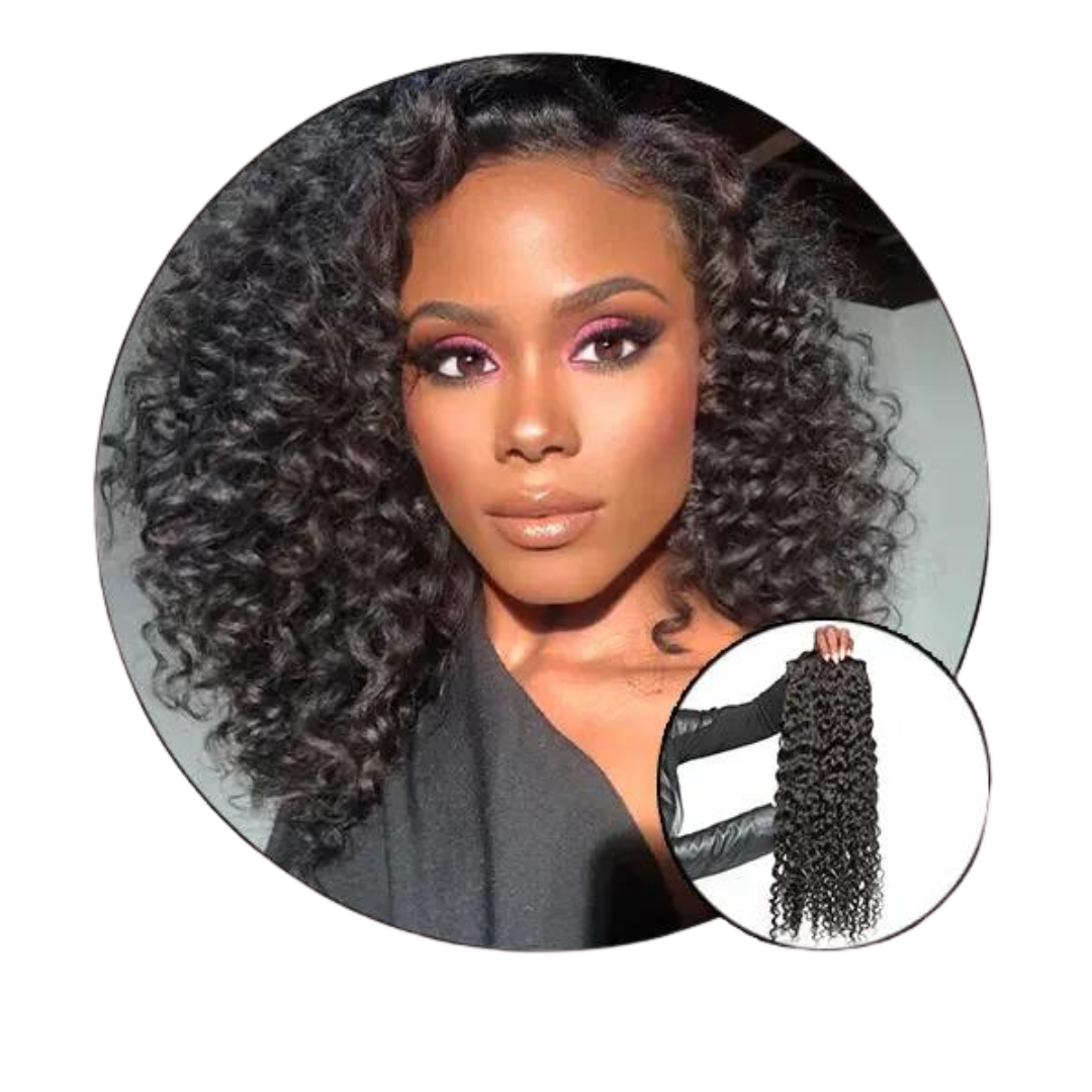 Raw Vietnamese Burmese Curly Clip-Ins